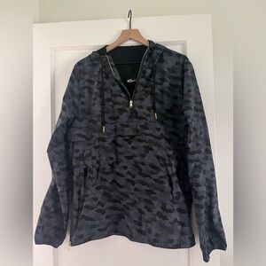 Under Armour Black and gray windbreaker hoodie